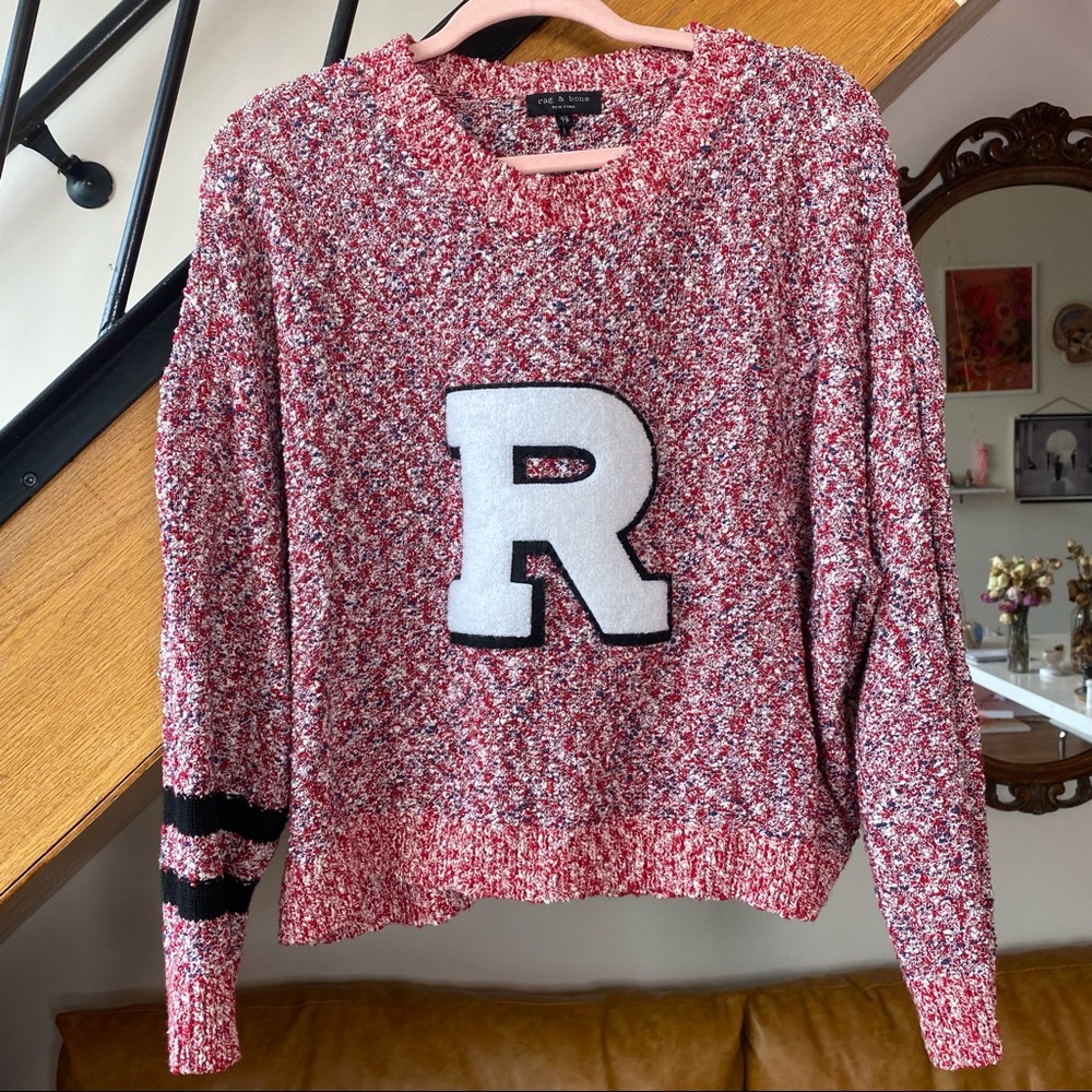 Rag & Bone varsity style sweater